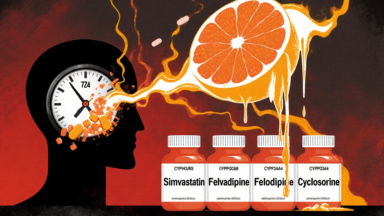 Grapefruit Juice Interactions: Why Some Medications Are Dangerous When Mixed