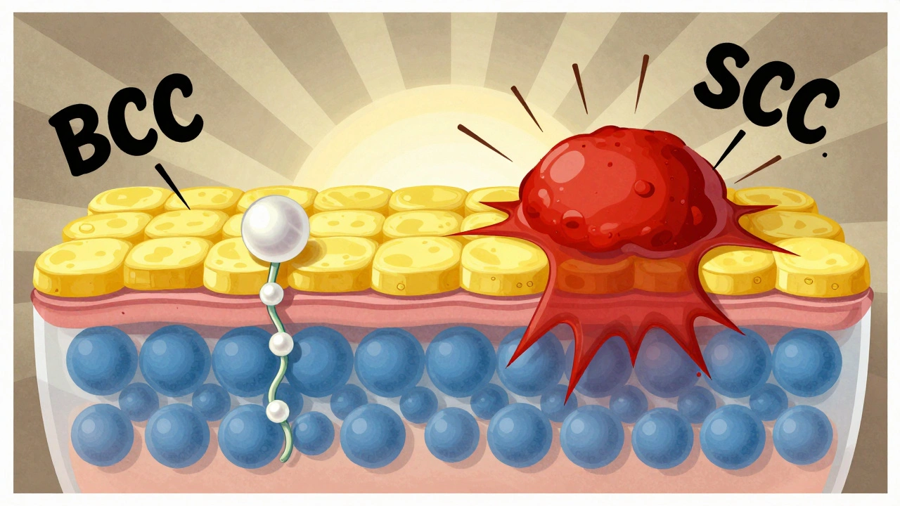 Basal vs. Squamous Cell Carcinoma: What You Need to Know About Nonmelanoma Skin Cancer