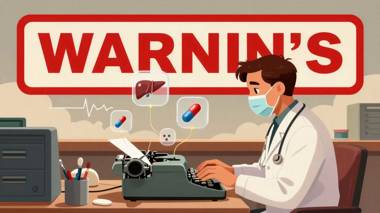 A healthcare worker typing a MedWatch form as medical data floats above.